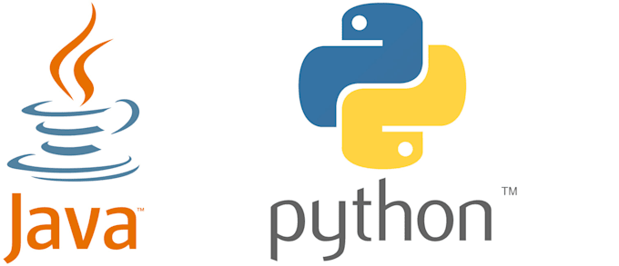develop software using java, python