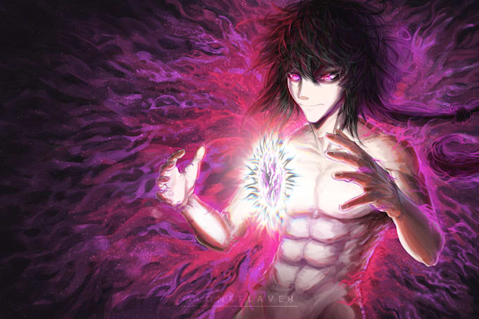 draw anime art commissions for you