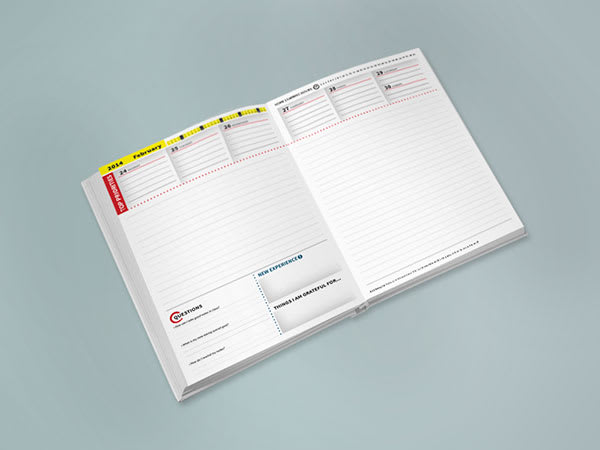 design a layout for journal, planner, workbook or calendar