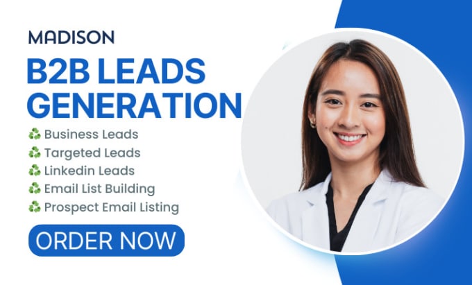 provide b2b leads generation and email list for any targeted industry