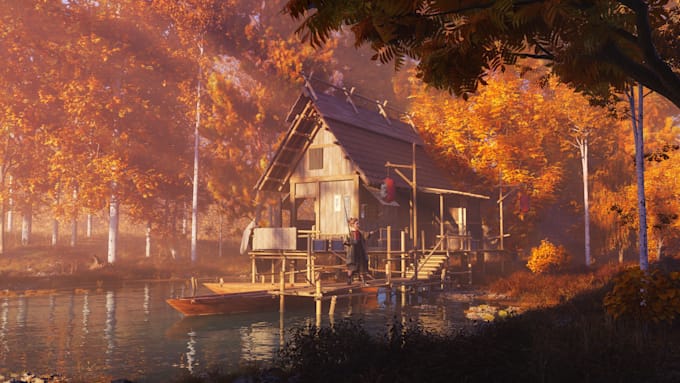 create fantasy 3d concept art