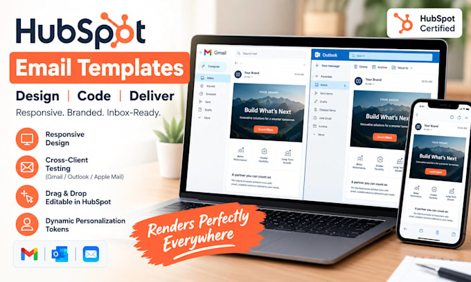 design a responsive hubspot email template