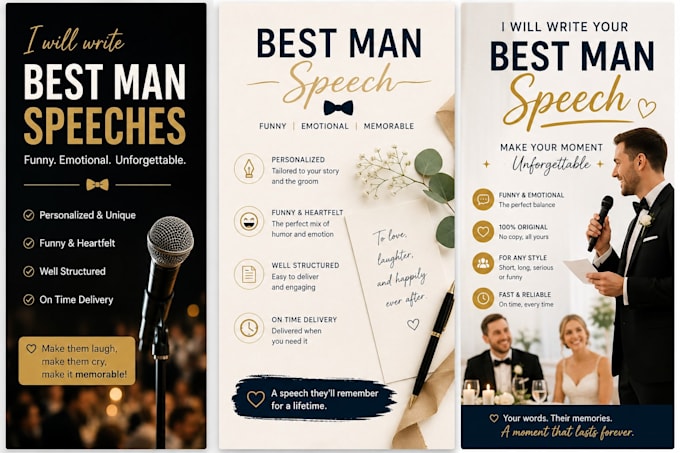 write your best man wedding speech and wow the wedding