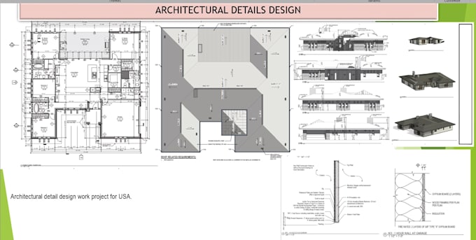 create revit architectural detailing and  3d  modeling