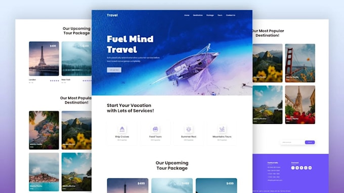 Create a responsive website using html css and bootstrap by Chusman174 ...