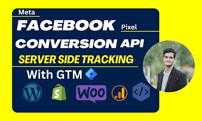 setup facebook pixel conversion API with ga4, server side tracking with GTM