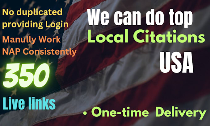 do manually 200 USA local citations