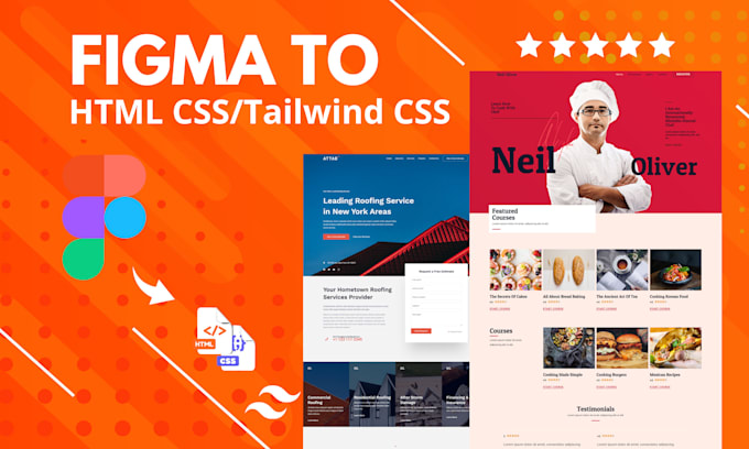 create stunning responsive websites with HTML, javascript and tailwind CSS fast