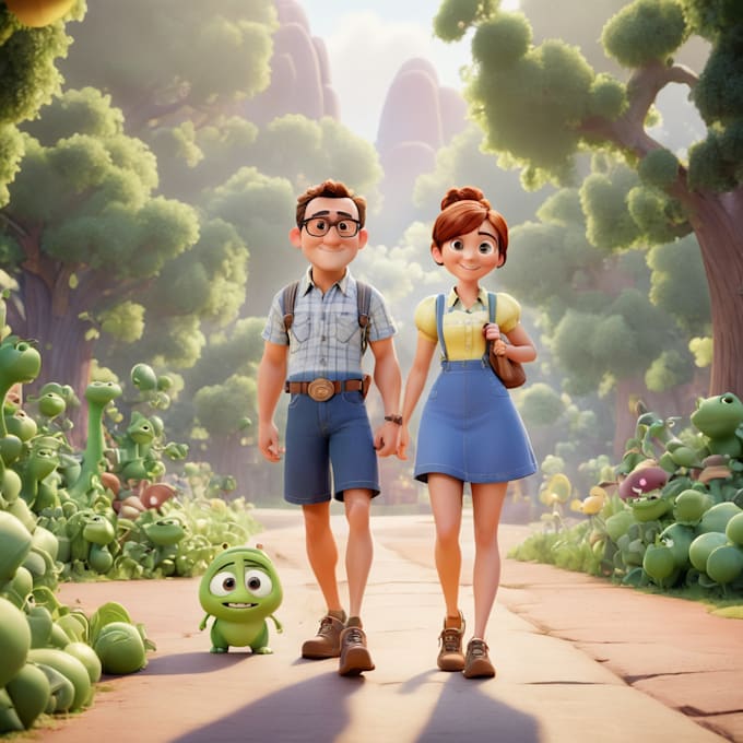 seo ai image with create disney pixar style generator