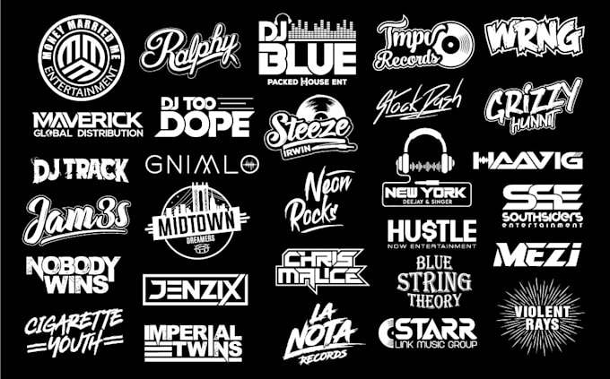 Rap Record Label Logos