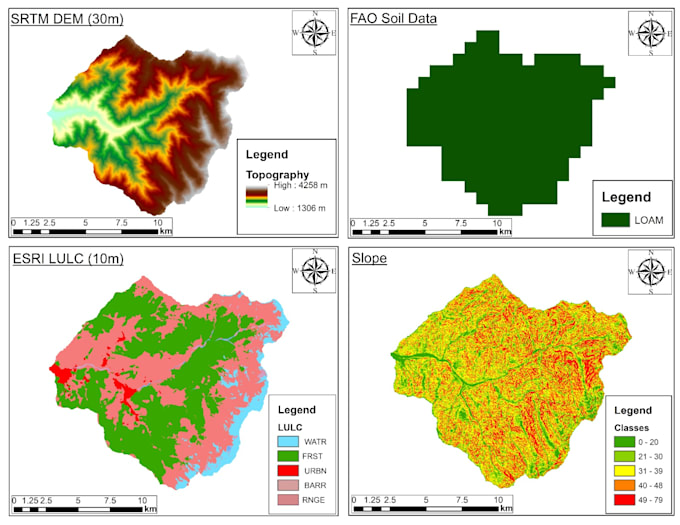 do precise watershed analysis and hydraulic modelling using arc swat