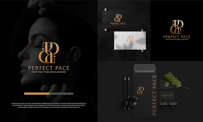 do unique modern luxury minimalist business logo design