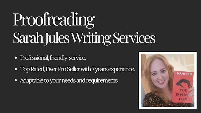 complete the final proofread of your manuscript