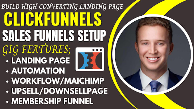 Design clickfunnels sales funnel click funnel landing page membership