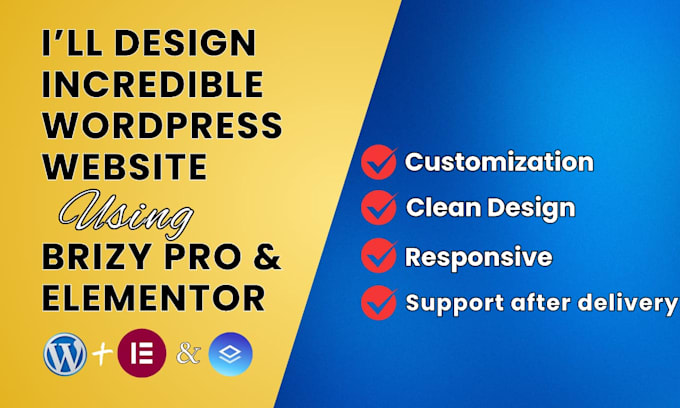 create an incredible wordpress website using brizy pro