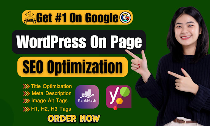 do wordpress on page seo optimization with yoast or rankmath