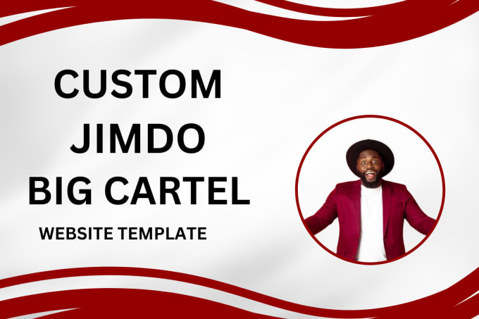 Design a custom jimdo big cartel website template for you by Giant