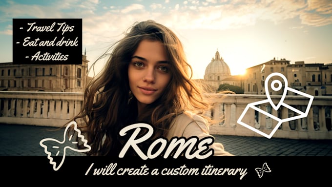 plan a custom travel itinerary in rome based on your liking