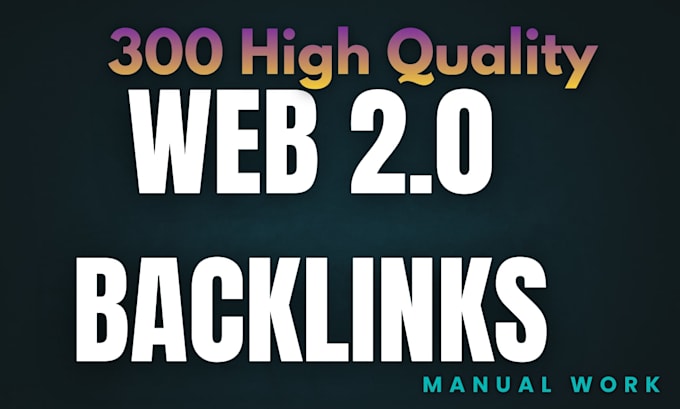 make web 2 0 backlinks