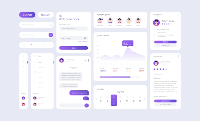 Design wireframes and screens in figma for your website or app by Sarah ...