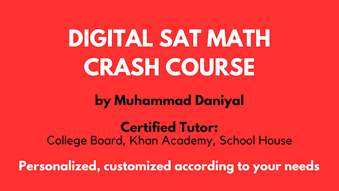 prepare you for the october and november digital sat math in 7 days
