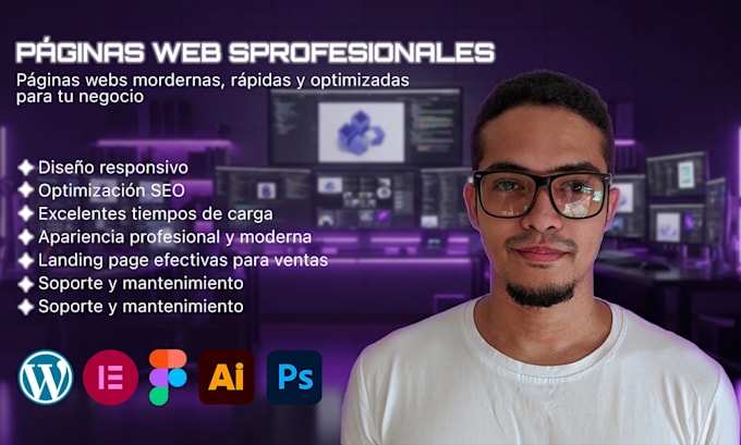 diseño de páginas webs profesionales, personalizadas y optimizadas