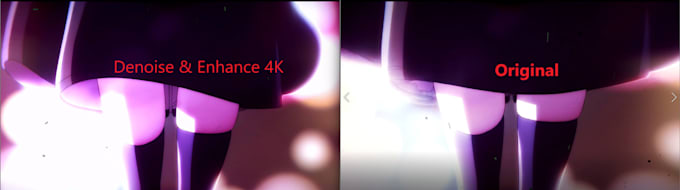 denoise and enhance your videos to 4k