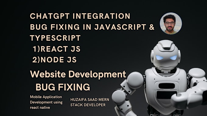 Be your node js developer for backend, rest api develop, openai ... Be your node js developer for backend, rest api develop, openai ...