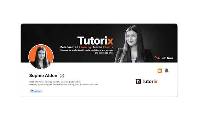 design a professional linkedin banner, twitter header, and facebook cover