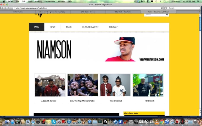 post your music or video on my popular website