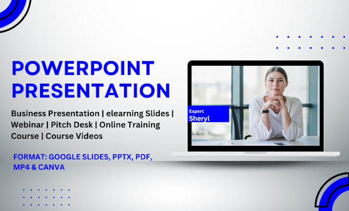 Design powerpoint presentation for elearning webinar online training ...