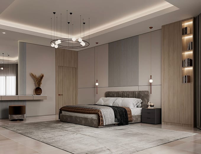 do interior bedroom design and interior bathroom design