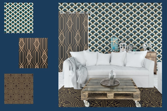 design stunning vector seamless and geometric art deco patterns