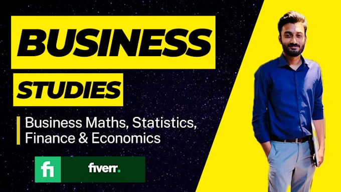 do business maths, statistics, finance and economcis