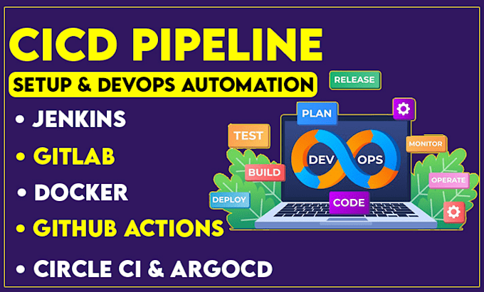 setup and manage your cicd pipeline using jenkins gitlab github