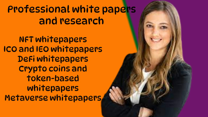 write professional white papers and research on your content