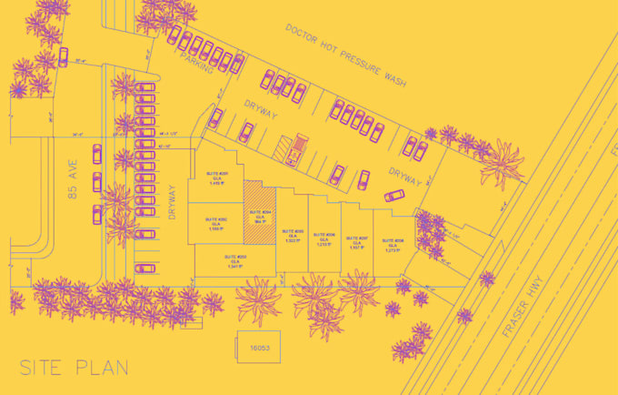create 2d landscape plan site plan subdivision plan for permit