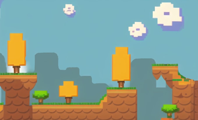 Make platform game backgrounds for you by Scarlet_moon_ | Fiverr