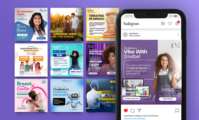 design an creative social media post for insta, and fb