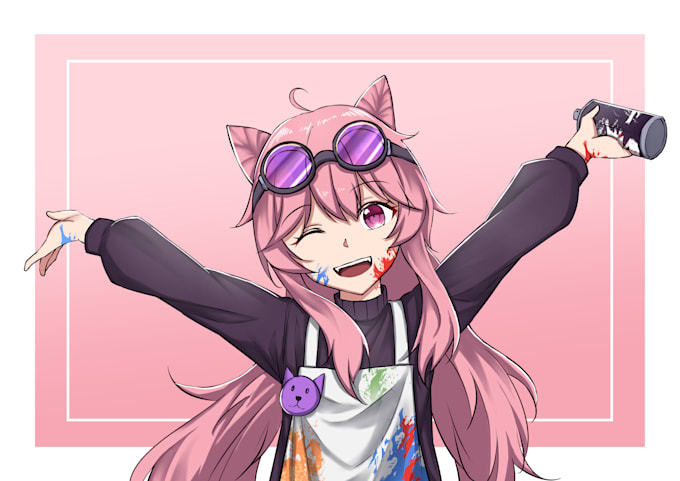 draw anime art or yourself as an anime character