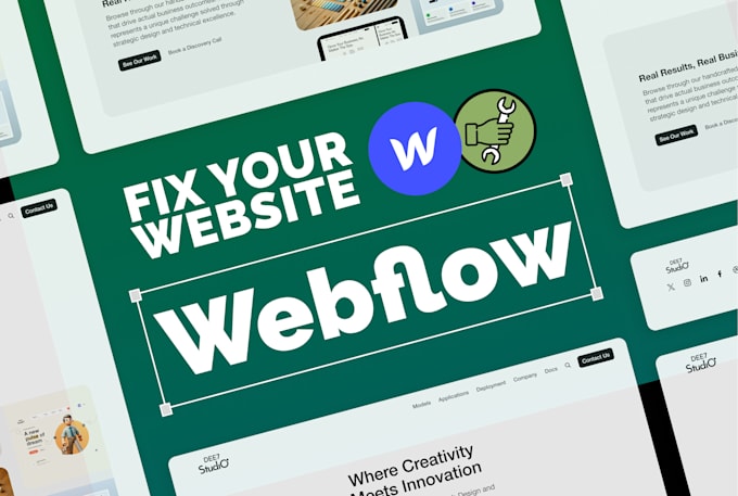 complete webflow tasks, add sections, or maintain your site