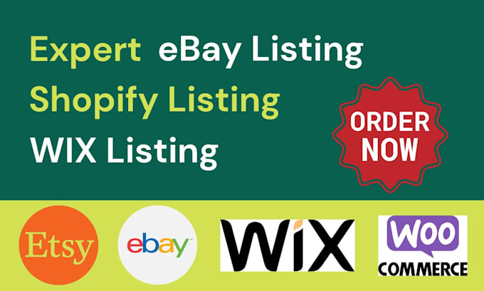 upload bulk shopify ebay lister etsy listing wix woocommerce SEO product listing