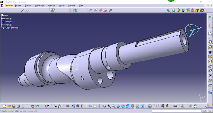 do 3d modeling and make 2d drawings in catia v5 and solidworks