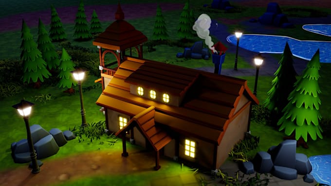 do some 3d environment mobile game