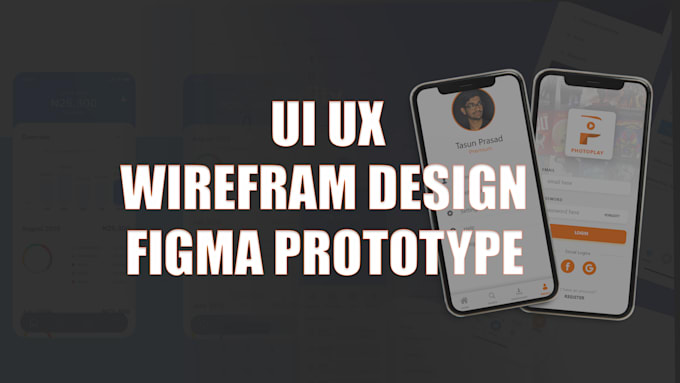 Do ui ux wireframe design figma prototype by Mtayyabrahim | Fiverr
