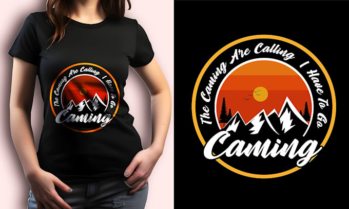 do custom graphic and typography t shirt design