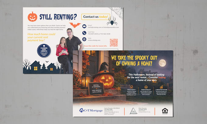 design a postcard, or a business card