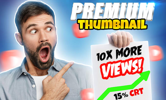 Make you a great high quality youtube thumbnail by Girlyart | Fiverr