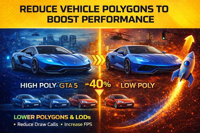 reduce polygons of your fivem vehicle
