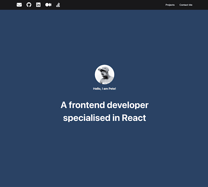 be your front end web developer in reactjs, html, css